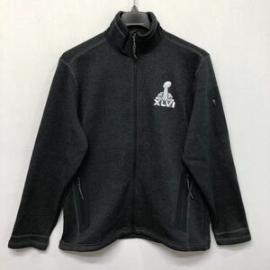 NFL Superbowl XLVI Giants Vs Patriots Men Full Zip Jacket Size Medium B306 -27